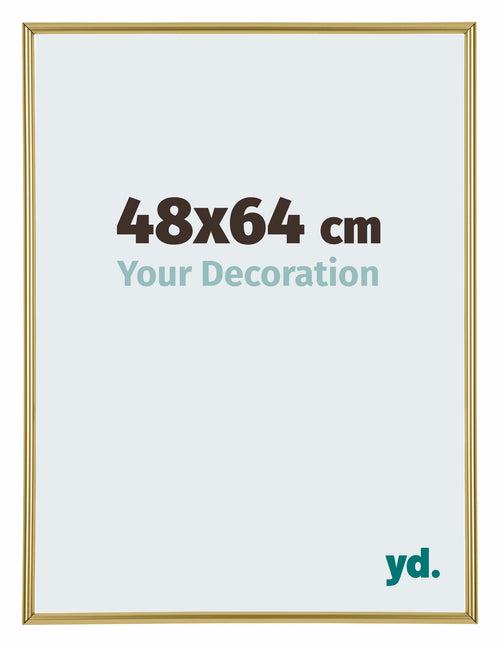 Annecy Plastica Cornice 48x64cm Oro Davanti Dimensione | Yourdecoration.it