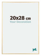 Austin Alluminio Cornice 20x28cm Oro Lucido Davanti Dimensione | Yourdecoration.it