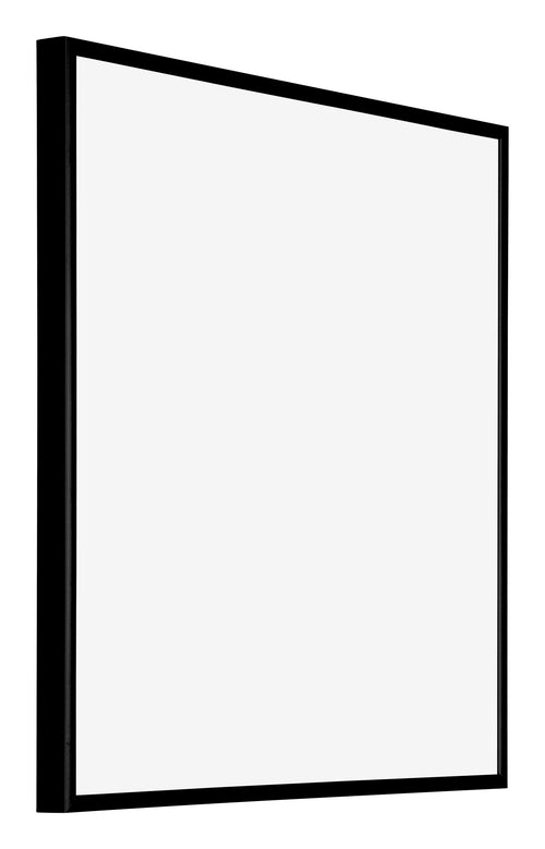 Austin Alluminio Cornice 25x25cm Nero Lucente Davanti Obliquo | Yourdecoration.it