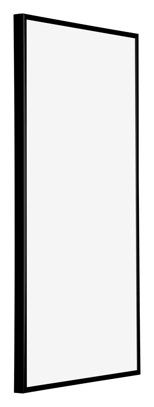 Austin Alluminio Cornice 40x70cm Nero Lucente Davanti Obliquo | Yourdecoration.it