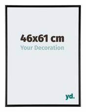 Austin Alluminio Cornice 46x61cm Nero Lucente Davanti Dimensione | Yourdecoration.it