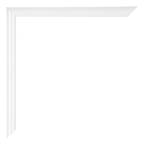 Bordeaux Plastica Cornice Bianco Lucente Dettaglio Angolo | Yourdecoration.it