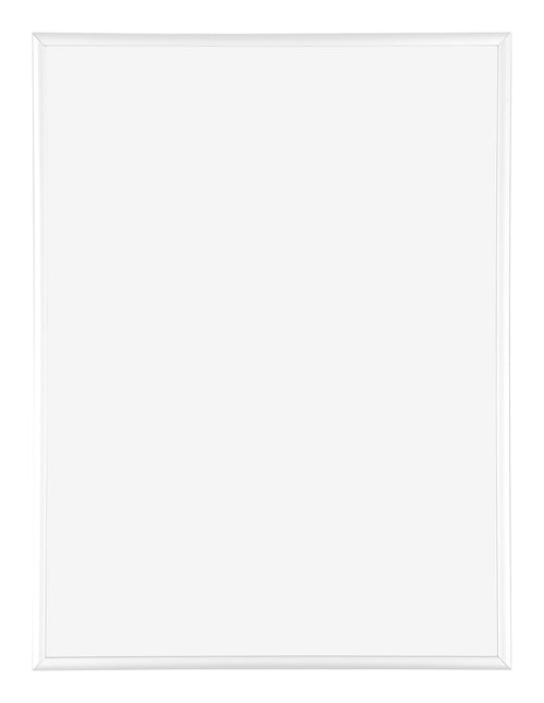 Kent Alluminio Cornice 36x48cm Bianco Lucente Davanti | Yourdecoration.it