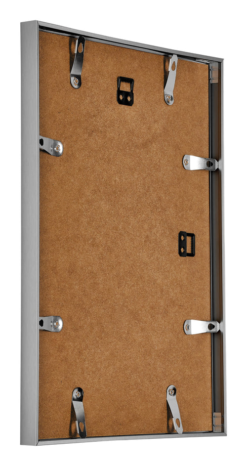 Kent Alluminio Cornice 36x48cm Platino Retro Obliquo | Yourdecoration.it