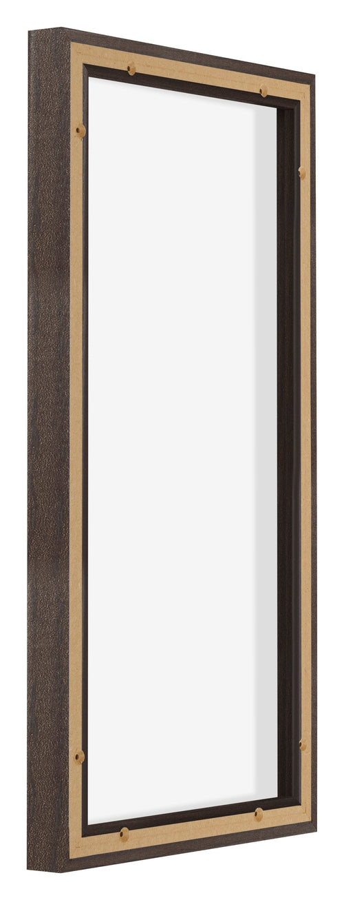 Lyon MDF Cornice a Cassetta 1 2 Quercia Scura Retro Obliquo | Yourdecoration.it