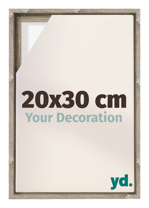 Lyon MDF Cornice a Cassetta 20x30cm Rovere Davanti Dimensione | Yourdecoration.it