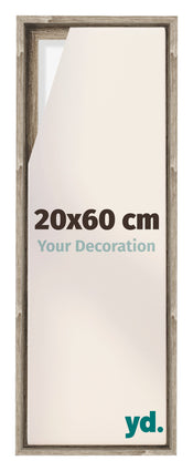 Lyon MDF Cornice a Cassetta 20x60cm Rovere Davanti Dimensione | Yourdecoration.it