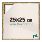 Lyon MDF Cornice a Cassetta 25x25cm Oro Antico Davanti Dimensione | Yourdecoration.it