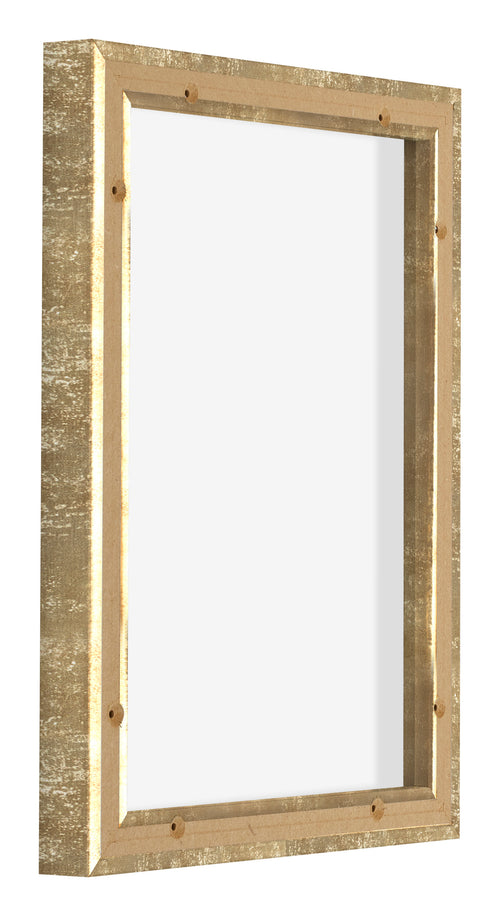 Lyon MDF Cornice a Cassetta 3 4 Oro Antico Retro Obliquo | Yourdecoration.it