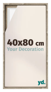 Lyon MDF Cornice a Cassetta 40x80cm Rovere Davanti Dimensione | Yourdecoration.it