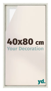 Lyon MDF Cornice a Cassetta 40x80cm White Wash Davanti Dimensione | Yourdecoration.it