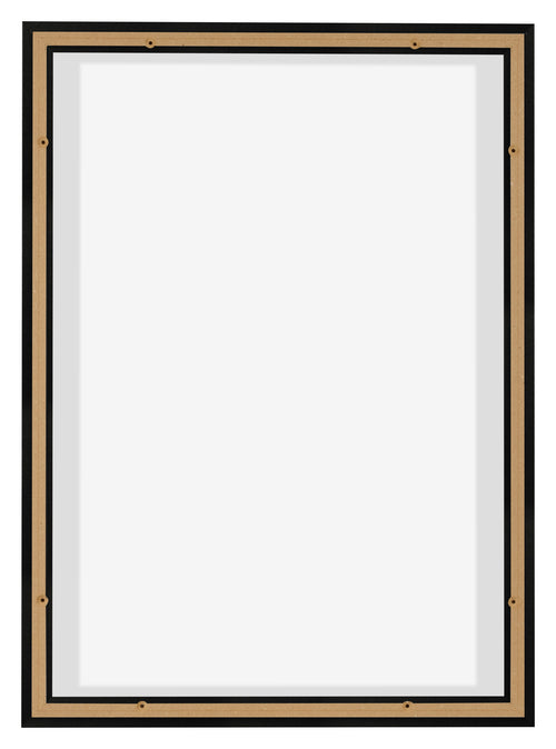 Lyon MDF Cornice a Cassetta 5 7 Nero Opaco Retro | Yourdecoration.it