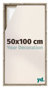 Lyon MDF Cornice a Cassetta 50x100cm Rovere Davanti Dimensione | Yourdecoration.it