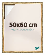 Lyon MDF Cornice a Cassetta 50x60cm Oro Antico Davanti Dimensione | Yourdecoration.it