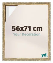 Lyon MDF Cornice a Cassetta 56x71cm Oro Antico Davanti Dimensione | Yourdecoration.it