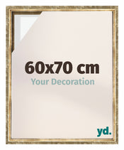 Lyon MDF Cornice a Cassetta 60x70cm Oro Antico Davanti Dimensione | Yourdecoration.it