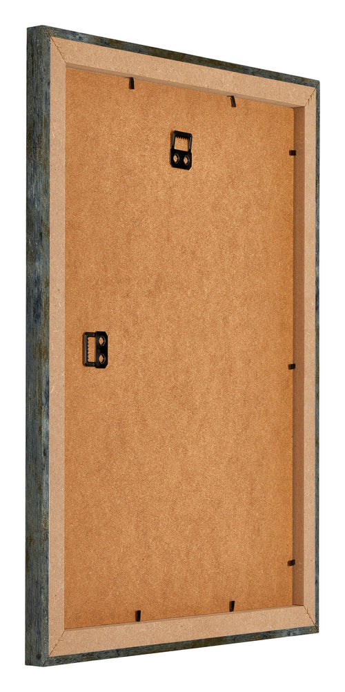 Mura MDF Cornice 36x48cm Blu Oro Fondente Retro Obliquo | Yourdecoration.it