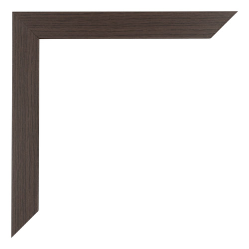 Mura MDF Cornice 59x84cm Quercia Scura Dettaglio Angolo | Yourdecoration.it