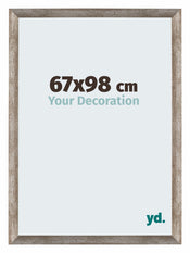 Mura MDF Cornice 67x98cm Metallo Vintage Davanti Dimensione | Yourdecoration.it