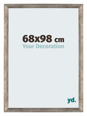 Mura MDF Cornice 68x98cm Metallo Vintage Davanti Dimensione | Yourdecoration.it