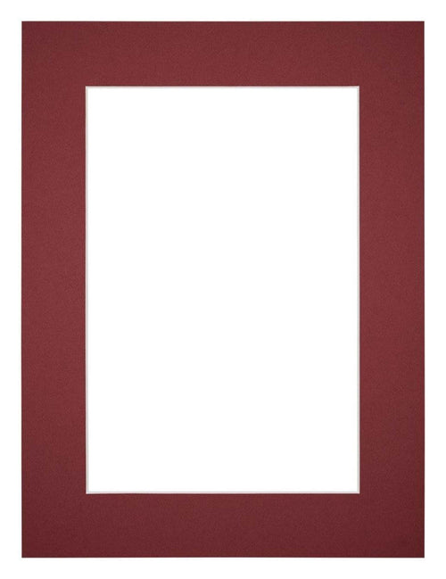 Passepartout Dimensione Cornice 75x100 cm - Formato Immagine 60x90 cm - Vino Rosso