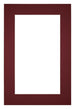 Passepartout Dimensione Cornice 60x90 cm - Formato Immagine 50x80 cm - Vino Rosso