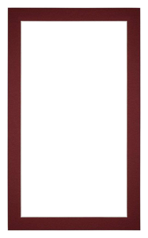 Passepartout Dimensione Cornice 30x50 cm - Formato Immagine 25x45 cm - Vino Rosso