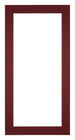 Passepartout Dimensione Cornice 45x80 cm - Formato Immagine 40x70 cm - Vino Rosso