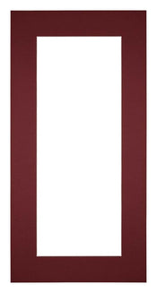 Passepartout Dimensione Cornice 50x100 cm - Formato Immagine 40x80 cm - Vino Rosso