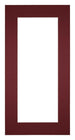 Passepartout Dimensione Cornice 45x80 cm - Formato Immagine 40x60 cm - Vino Rosso