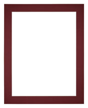 Passepartout Dimensione Cornice 24x32 cm - Formato Immagine 18x24 cm - Vino Rosso