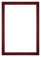 Passepartout Dimensione Cornice 33x48 cm - Formato Immagine 20x40 cm - Vino Rosso