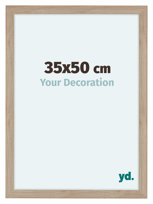 Como MDF Cornice 35x50cm Quercia Chiaro Davanti Dimensione | Yourdecoration.it