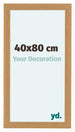 Como MDF Cornice 40x80cm Faggio Davanti Dimensione | Yourdecoration.it