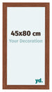Como MDF Cornice 45x80cm Noce Davanti Dimensione | Yourdecoration.it