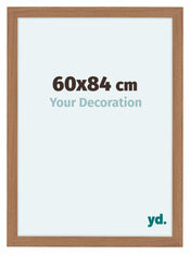 Como MDF Cornice 60x84cm Noce Chiaro Davanti Dimensione | Yourdecoration.it