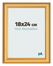 Cornice 18x24cm Oro Opaco MDF Lazio Davanti Dimensione | Yourdecoration.it