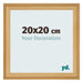 Cornice 20x20cm Veta De Pino MDF Lazio Davanti Dimensione | Yourdecoration.it