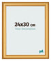 Cornice 24x30cm Oro Opaco MDF Lazio Davanti Dimensione | Yourdecoration.it