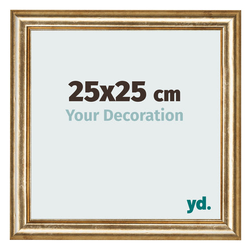 Cornice 25x25cm Oro Antico MDF Lazio Davanti Dimensione | Yourdecoration.it