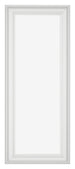 Cornice 33x98cm Bianco Spazzato MDF Lazio Davanti | Yourdecoration.it