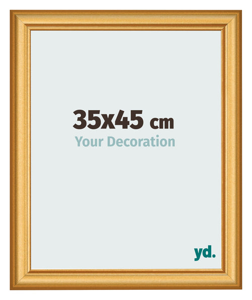 Cornice 35x45cm Oro Opaco MDF Lazio Davanti Dimensione | Yourdecoration.it