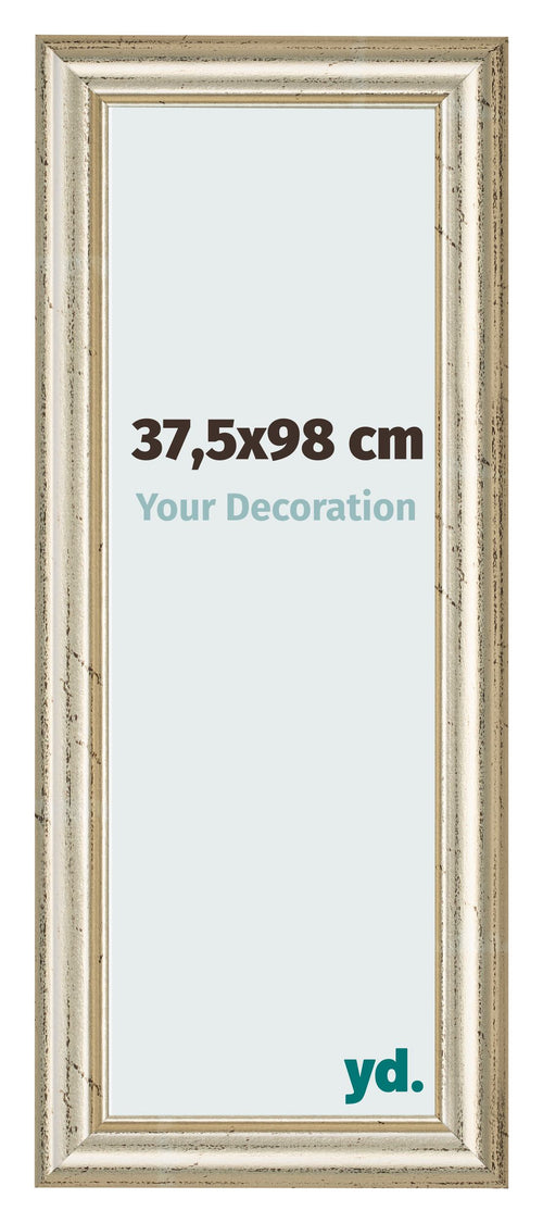 Cornice 37 5x98cm Lucentezza Metallica MDF Lazio Davanti Dimensione | Yourdecoration.it