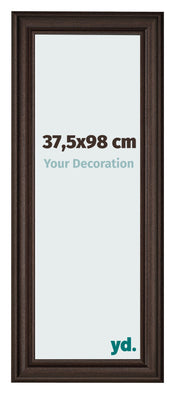Cornice 37 5x98cm Quercia Scura MDF Lazio Davanti Dimensione | Yourdecoration.it