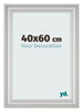 Cornice 40x60cm Argento Opaco MDF Lazio Davanti Dimensione | Yourdecoration.it