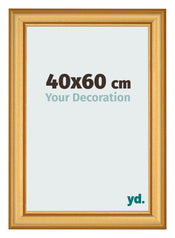 Cornice 40x60cm Oro Opaco MDF Lazio Davanti Dimensione | Yourdecoration.it