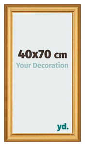 Cornice 40x70cm Oro Opaco MDF Lazio Davanti Dimensione | Yourdecoration.it