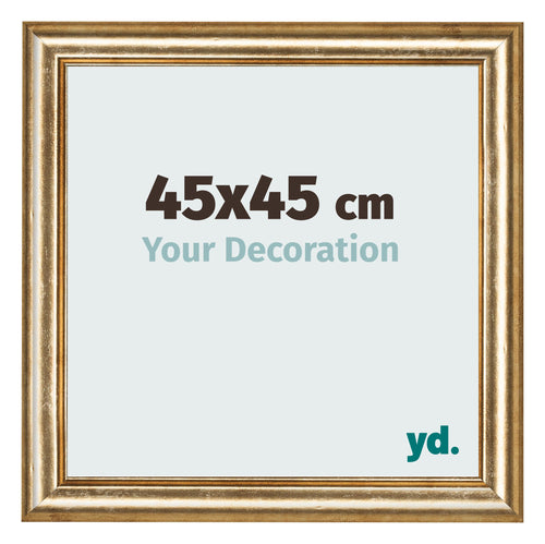 Cornice 45x45cm Oro Antico MDF Lazio Davanti Dimensione | Yourdecoration.it