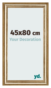 Cornice 45x80cm Oro Antico MDF Lazio Davanti Dimensione | Yourdecoration.it