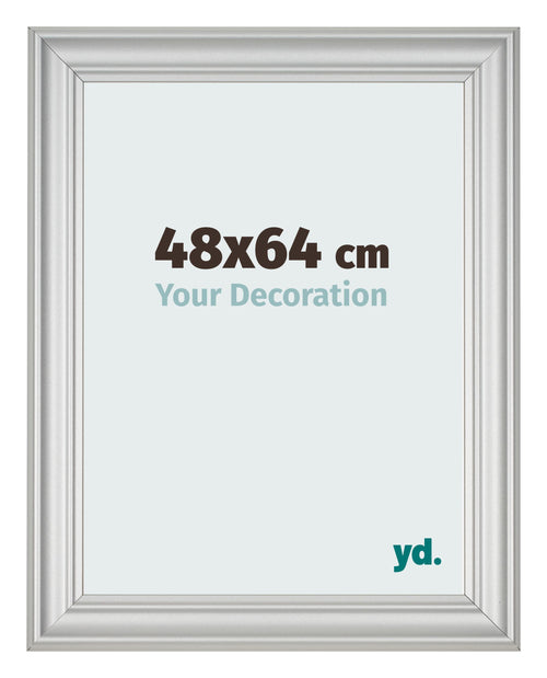 Cornice 48x64cm Argento Opaco MDF Lazio Davanti Dimensione | Yourdecoration.it